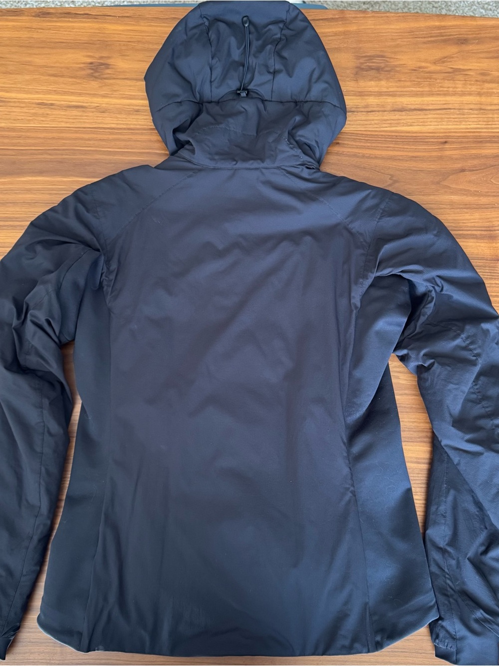 Women’s Arc'teryx Black Atom Hooded Softshell Shell Jacket - Picture 4 of 4